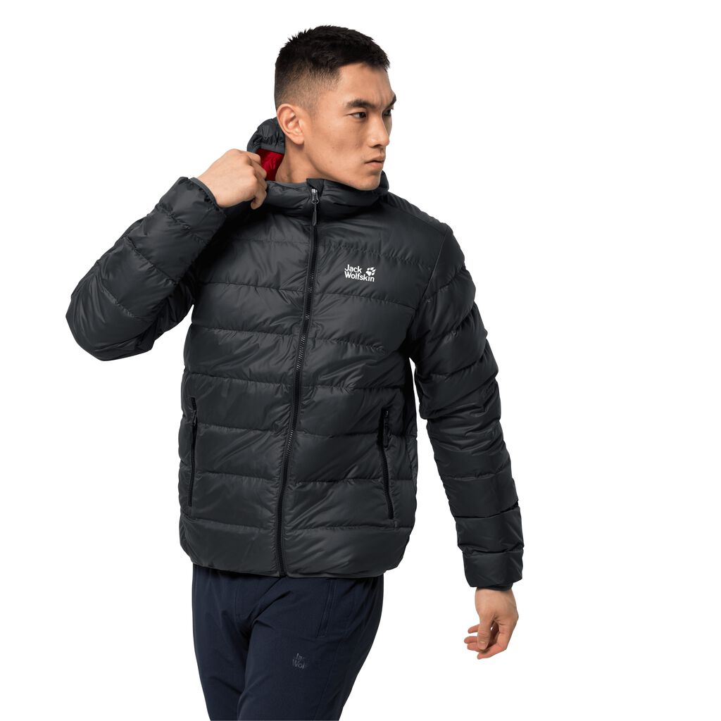 Jack Wolfskin HELIUM Vestes Homme Noir - ZYWOPKB-41